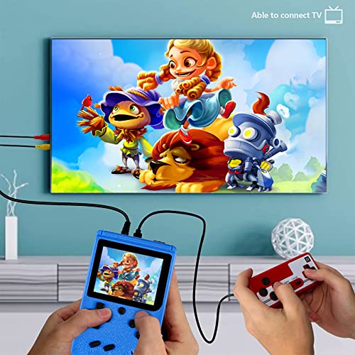 Handheld Game for Children, Portable Retro Video Game with 500 Classic FC Games 2.8-Inch Color Screen, Retro Mini Game, Support TV Connection & Two Players