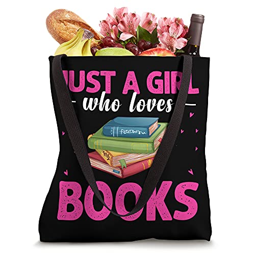 Just A Girl Who Loves Books Tote Bag