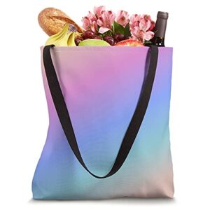 Beautiful Pastel Rainbow Sunset Ombre Sky Pretty Gradient Tote Bag