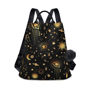 alaza space galaxy constellation backpack purse for women anti theft fashion back pack shoulder bag