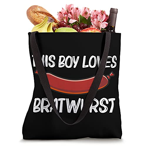 Cool Bratwurst For Boys Kids Wurst Chopped Meat German Food Tote Bag