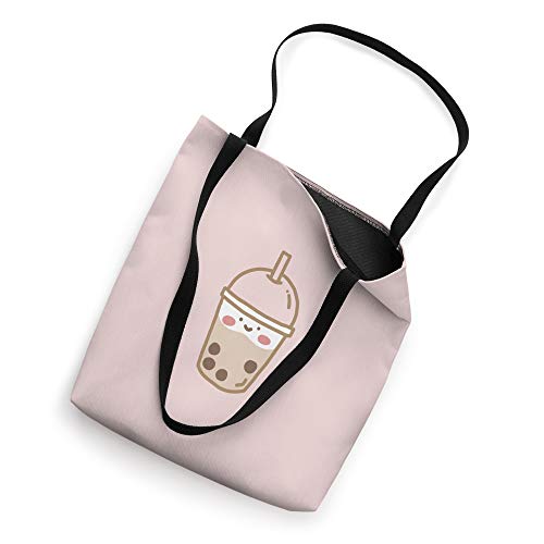 Cute Bubble Milk Tea Boba Lover Minimal Kawaii Aesthetic Tote Bag