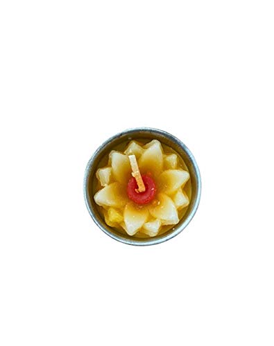 Lotus Flower Tealight Candles Scented Tea Lights Aromatherapy Relax Candles for Birthday Party and Wedding Favor Decoration Pack of 10 Pcs.