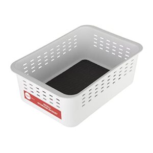 copco basics small storage basket, white