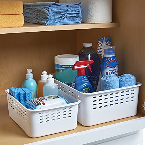 Copco Basics Small Storage Basket, White