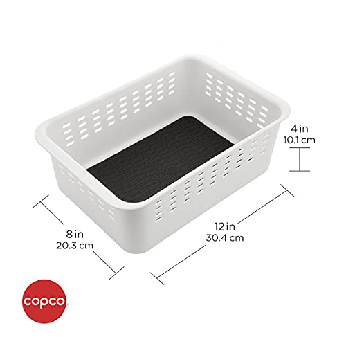 Copco Basics Small Storage Basket, White