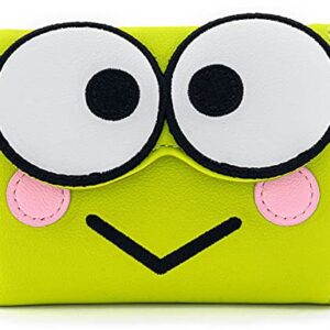 Loungefly x Sanrio Hello Kitty Keroppi Cosplay Tri-fold Wallet (Green, One Size)