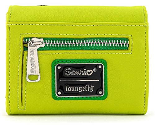 Loungefly x Sanrio Hello Kitty Keroppi Cosplay Tri-fold Wallet (Green, One Size)