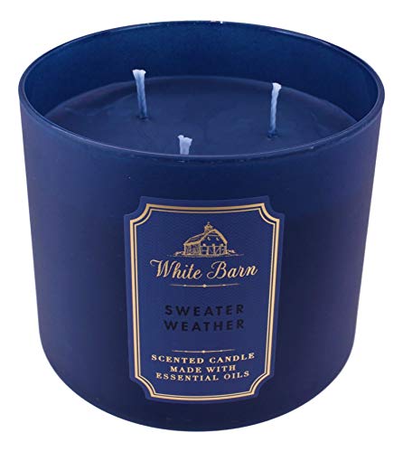 White Barn Sweater Weather 3 Wick Candle WB