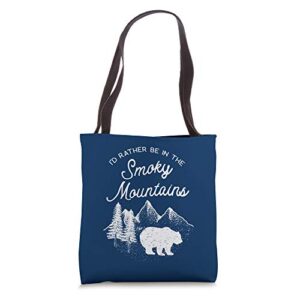great smoky mountains national park tote bag