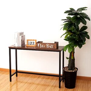 AZL1 Life Concept Console Table, Sofa Table for Living Room，Hallway，Entryway, Entrance Hall, Corridor - Wood Look Metal Frame