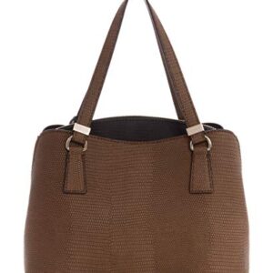 GUESS womens Satchel, Satchel Shoulder Bag, Chestnut Multi, One Size US