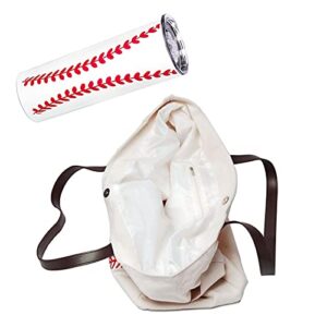 YHSHYZH Baseball tote Handbag Purses with Zippers Pockets & 5D Print 20 Oz Skinny Tumbler Packets Gifts for Baseball Mom Team Fans(white, x-large)