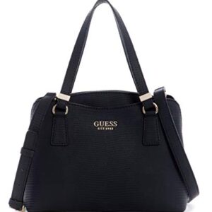 GUESS womens Satchel, Satchel Shoulder Bag, Black, One Size US