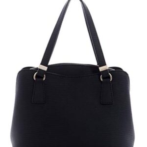 GUESS womens Satchel, Satchel Shoulder Bag, Black, One Size US