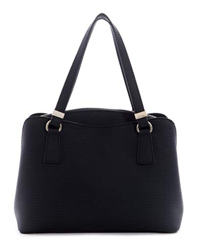 GUESS womens Satchel, Satchel Shoulder Bag, Black, One Size US