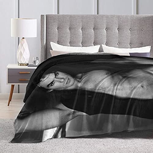 Qualet Ian Jos-Eph Somer-Halder Ultra-Soft Micro Fleece Blanket Home Decor Throw Lightweight for Couch Bed Sofa 60"X50"