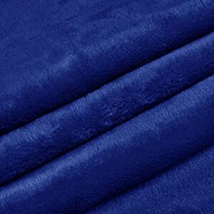 Premium Soft Throw Blankets, Fuzzy Bed Throw Blanket Sherpa Cozy and Warm, Fur Throw Blanket for Women& Man (40x50, Navy Blanket)