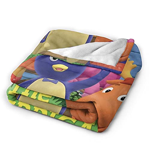 Qualet The Backyardi-Gans Ultra-Soft Micro Fleece Blanket Home Decor Throw Lightweight for Couch Bed Sofa 50"X40"