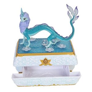 Disney's Raya and The Last Dragon Sisu Dragon Chest Jewelry Box Features Color Changing Lights & Music
