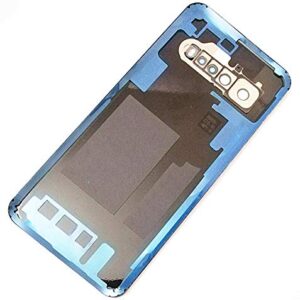 V60 ThinQ Back Glass Cover Replacement Housing Door with Tape Parts for LG V60 ThinQ V600 5G All Model with USB to Type-c Cable + Tools (Classy Blue)