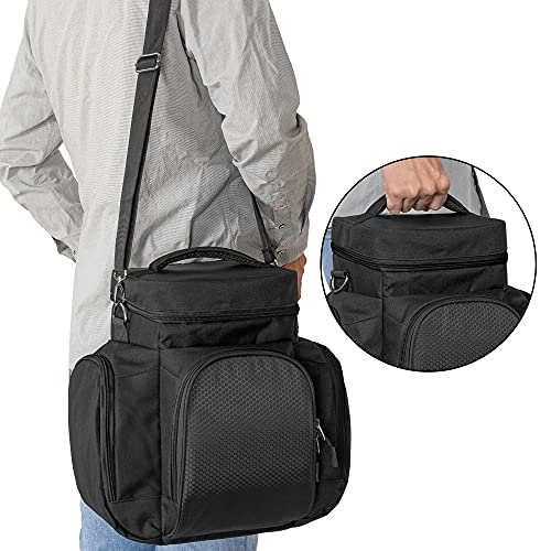 Trunab Console Carrying Case Compatible with Xbox Series X, Travel Bag with Multiple Storage Pockets for Xbox Controllers, Games, Cables, Portable Hard Disk and Other Accessories (Patent Pending)