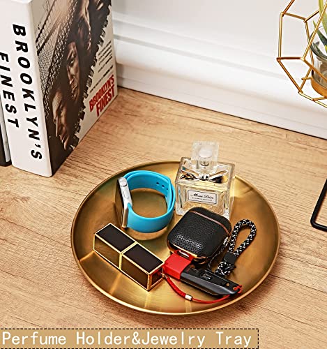 Andwarmth Key Bowl and Keychain Set -Key Bowl for Entryway Table, Decorative Bowl,Valet Tray, Jewelry Dish,Car Key Plate,Perfume Holder,Key Tray for Entryway Table,Bowl for Keys,Key and Wallet Tray