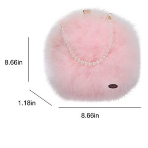 Fawziya Prom Clutch Purse Feather Bags For Women-Pink