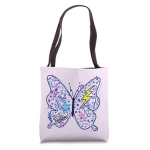 julie and the phantoms butterfly doodles tote bag