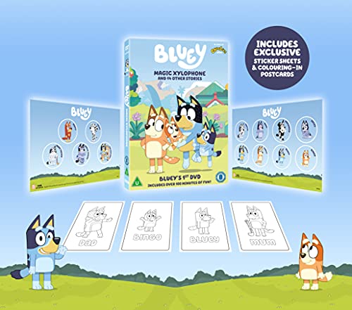 Bluey - Magic Xylophone and Other Stories (includes exclusive stickers and postcards) [DVD] [2021]