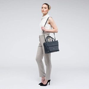 Maxwell Scott | Womens Luxury Leather Small Tote Bag Purse | The Paluzza | Handmade In Italy | Black Pebbled
