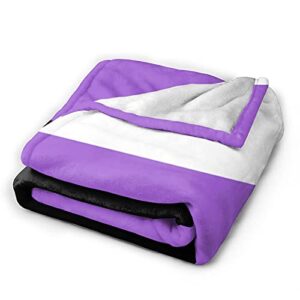 Non-Binary Flag Flannel Fleece Throw Blankets for Bed Sofa Living Room Soft Blanket Warm Cozy Fluffy Throw Plush Blanket