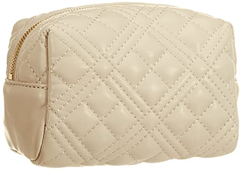 Love Moschino Mini Quilted Pouch, White