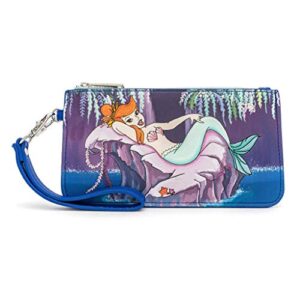 loungefly x disney peter pan mermaids flap wallet