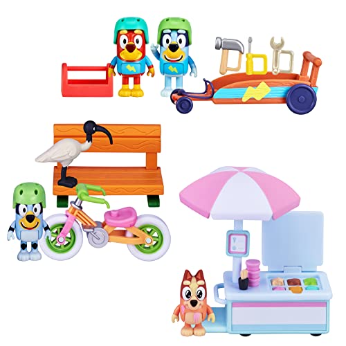 Bluey Ice Cream Cart - Vehicle and 2.5-3" Bingo Figure Pack