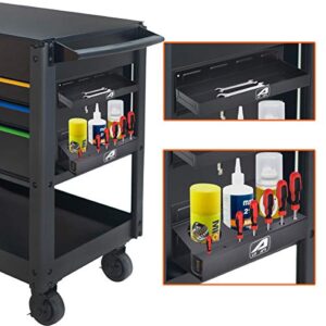 Aain Magnetic Toolbox Tray Set, Tool Box holder Accessories for Tool Organizer,Garage Storage, 2 Trays, Can Caddy, Paper Towel & Screwdriver Holder (A049)