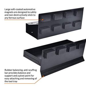 Aain Magnetic Toolbox Tray Set, Tool Box holder Accessories for Tool Organizer,Garage Storage, 2 Trays, Can Caddy, Paper Towel & Screwdriver Holder (A049)