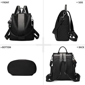 TcIFE Backpack Purse for Women Fashion School Purse and Hangbags Shoulder Bags Nylon Anti-theft Rucksack