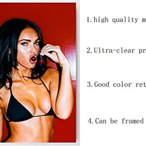 DOMINOSTRSE Megan Fox Sexy playful Poster 16''x20'' Unframed Poster Print (B)