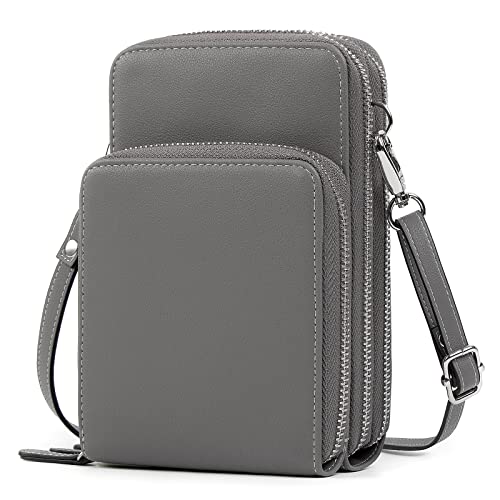 Pearl Angeli Small Crossbody Bag RFID Cellphone Wallet Purse Shoulder Bag Ladies Handbag Purse with 2 Straps