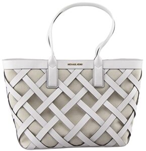 michael michael kors women’s sienna woven leather large tote shoulder bag, style 35t1g4st3c.