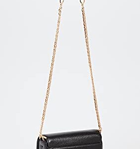 Tory Burch Women's Robinson Convertible Shoulder Bag, Black, One Size