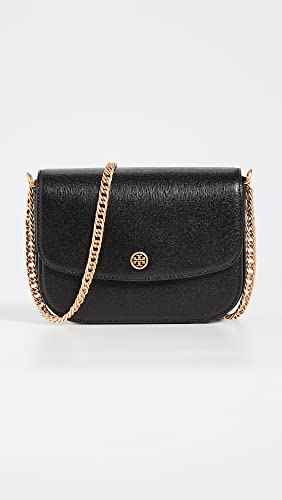 Tory Burch Women's Robinson Convertible Shoulder Bag, Black, One Size