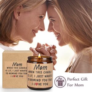 Gifts for Mom, Birthday Mother's Day Gifts for Mom from Daughters, Son, 9OZ Scented Candles Gifts for Women Soy Candles for Stress Relief, Unique Mom Presents