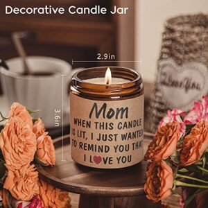 Gifts for Mom, Birthday Mother's Day Gifts for Mom from Daughters, Son, 9OZ Scented Candles Gifts for Women Soy Candles for Stress Relief, Unique Mom Presents