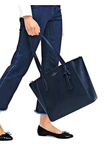 Kate Spade New York Kali Large Tote Shoulder Bag Purse Leather Nightcap