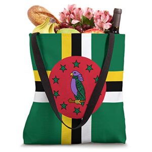 Dominica Flag 40th anniversary of Independence Tote Bag