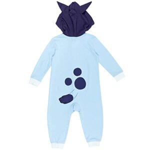 Bluey Toddler Boys Zip Up Cosplay Coverall Costume 4T