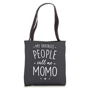 momo gift: my favorite people call me momo tote bag