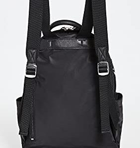 Tory Burch Women's Virginia Zip Backpack, Black, One Size